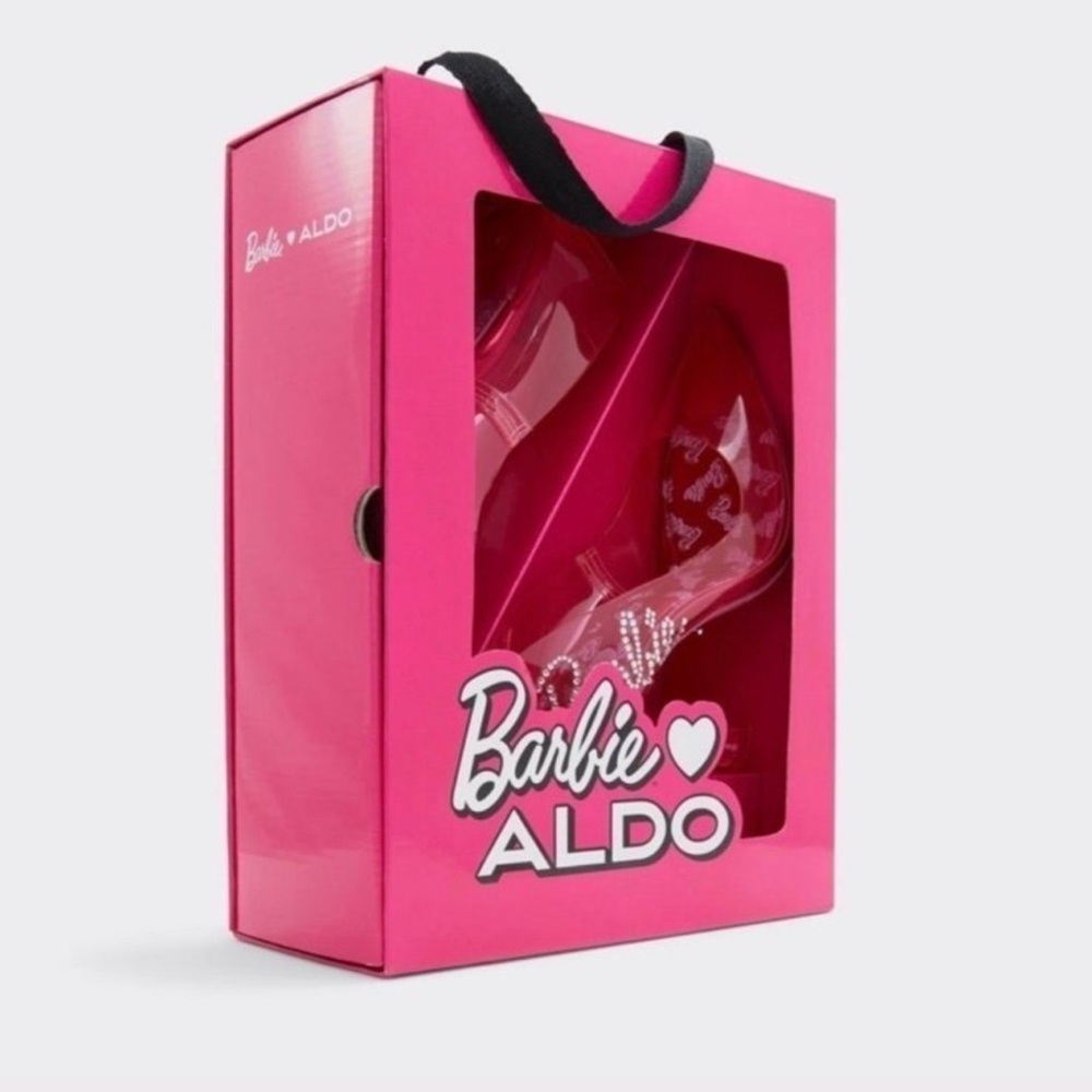 Aldo‎ x Barbie Barbiestessy Pink Rhinestone Malibu Dreamhouse Pumps Heels New - Picture 2 of 12